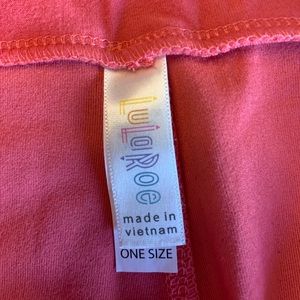 Lularoe OS pink leggings